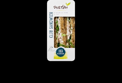 Gesunde und frische Bagels, Gerichte, Salate, Snacks, Wraps und Getränke aus einem Automaten: Club Sandwich